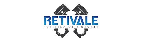Logo antiga da Retivale, com dois pistões